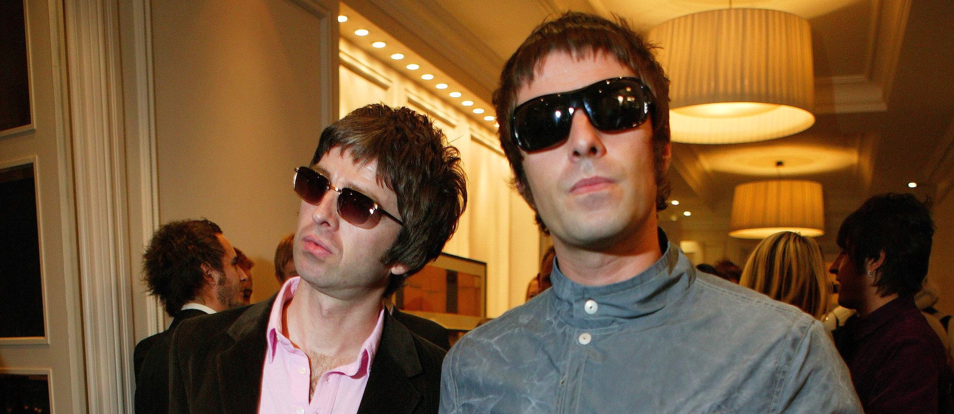 Noel Gallagher is in attendance during the UEFA Champions League Semi-Final  Second Leg Manchester City vs Real Madrid at Etihad Stadium, Manchester,  United Kingdom, 17th May 2023 (Photo by Mark Cosgrove/News Images