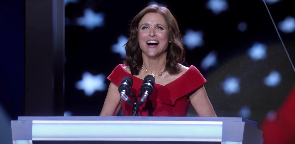 Julia Louis-Dreyfus Spoofs Rudy&#39;s Hair-Dye Dripping Press Conference