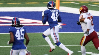 The Giants Picked Up Their First Win Of The Year On A 48-Yard Scoop-And Score