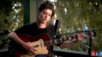 Angel Olsen Serenades ‘Whole New Mess’ To A Canopy Of Trees On Her Peaceful NPR Tiny Desk Concert