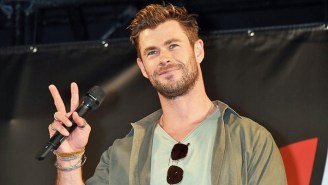 Chris Hemsworth May Or May Not Have His Prosthetic Penis From ‘Vacation’ On Display Next To His ‘Thor’ Hammer