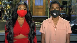 Chris Rock And Megan Thee Stallion Mask Up For An ‘SNL’ Promo Ahead Of The Show’s Return To The Studio