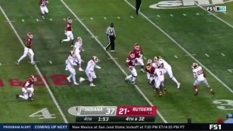 Rutgers Nearly Pulled Off The Most Insane Multi-Lateral Touchdown In Football History Against Indiana