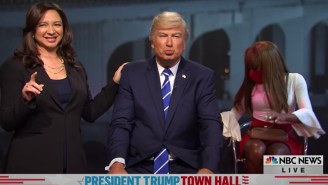 The ‘SNL’ Cold Open Grappled With NBC’s Donald Trump ‘Thirst Trap’ Town Hall