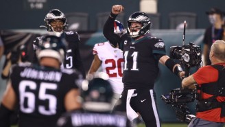 Carson Wentz Threw A Dime To Boston Scott To Give The Eagles A Last-Second Win Over The Giants