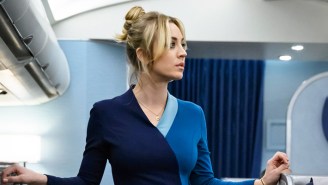 Kaley Cuoco Literally Fell To The Ground With Relief While Giving A ‘The Flight Attendant’ Update