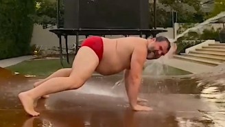 Jack Black Dons A Skimpy Speedo And Gets Drenched While Dancing To Cardi B’s ‘WAP’