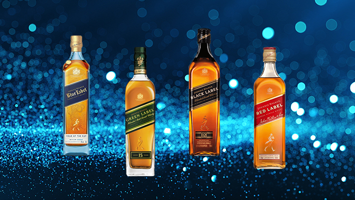 Johnnie walker labels ranking