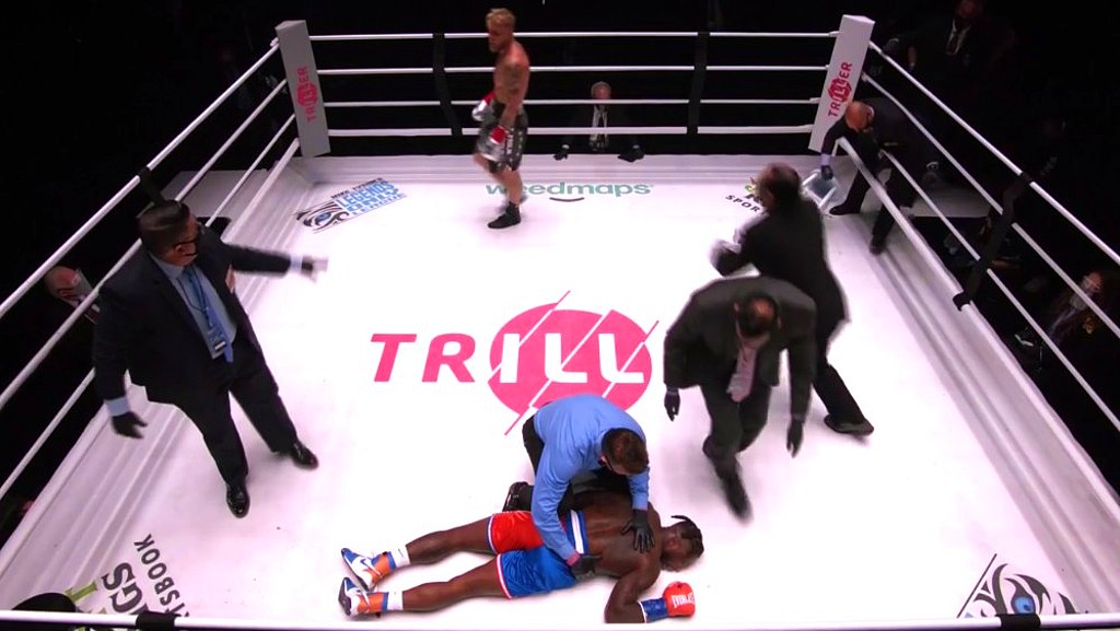 Jake Paul Knocks Nate Robinson Out Cold, Violent KO