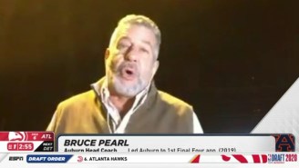 Bruce Pearl Did An Interview On ESPN’s NBA Draft Show From A Grocery Store Parking Lot