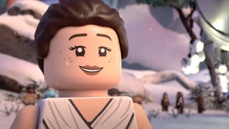 The ‘LEGO Star Wars Holiday Special’ Trailer Has Porgs, Baby Yoda, And Shirtless Adam Driver In LEGO Form