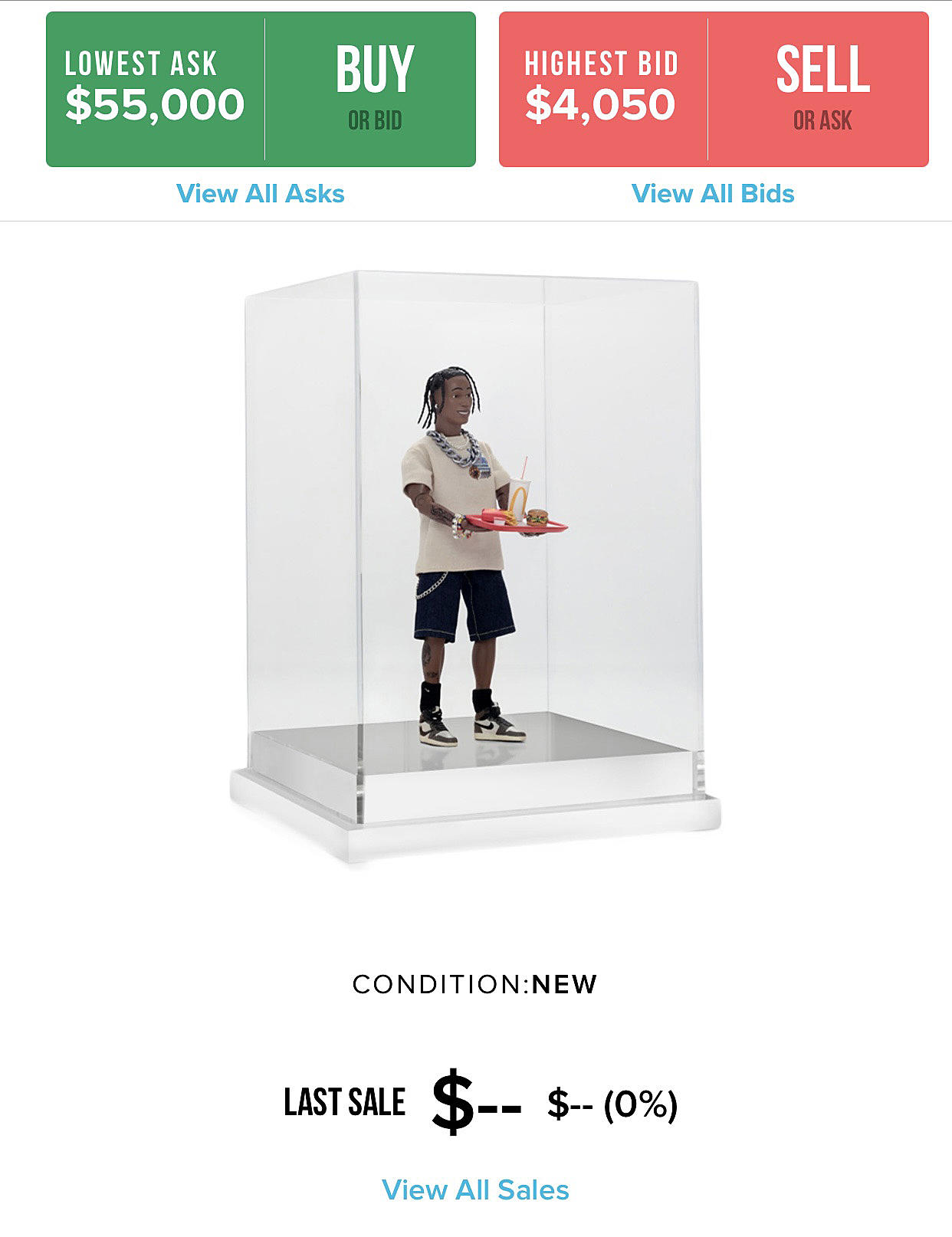 travis scott action figure stockx