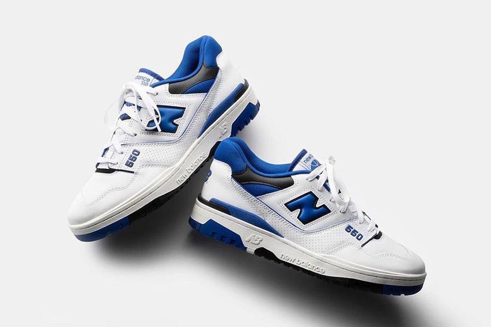 Aime new balance. Нью бэланс 550. New Balance 550 White Blue. New Balance NB 550. New Balance кроссовки 550.