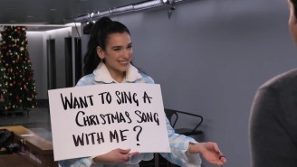 Dua Lipa And Jimmy Fallon Parody ‘Love Actually’ Before Covering A Christmas Favorite From The Film