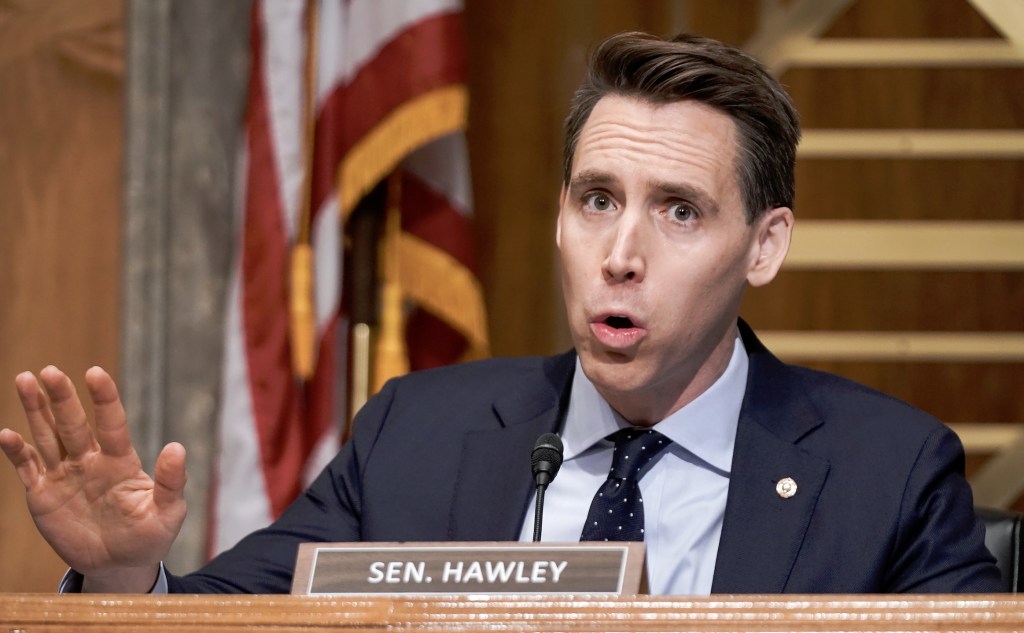 Josh Hawley Has Immortalized His Jan. 6th Fist Pump On A Mug