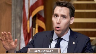 Josh Hawley Has Immortalized His Pro-Insurrectionist Fist Pump On A $20 Coffee Mug That Appears To Be Made In China