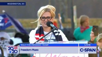 Rudy Giuliani’s ‘Wine Lady’ Witness Was Back In Action At The Trump Rally In D.C.