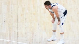 Luka Doncic Left The Mavericks Final Game With A Left Calf Strain
