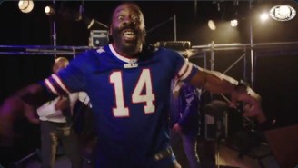 WWE Legend Booker T Threw Someone Through A Table For A Bills Hype Video