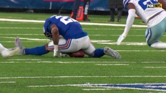 The Giants Playoff Hopes Stayed Alive Thanks To Wayne Gallman’s Butt