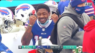 Stefon Diggs Is The NFL’s Leader In Receiving And Dental Hygiene