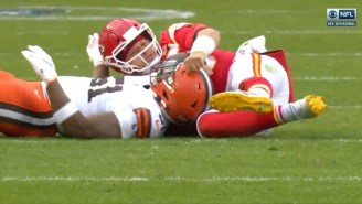 Patrick Mahomes Was Knocked Out Of Chiefs-Browns With A Concussion