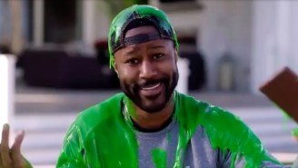 Nate Burleson Was The Absolute Star Of Nickelodeon’s Bears-Saints Playoff Broadcast