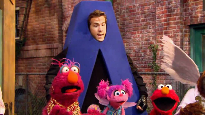 Ryan Reynolds Couldn't Resist Making Raunchy Joke About Sesame Street