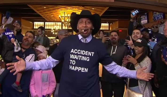 Stephen A. Smith is LOVING the Cowboys' playoff exit 