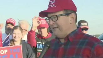Fox News Cut Away From A Trump Supporter Who Made A ‘White Power’ Gesture At A Georgia Rally