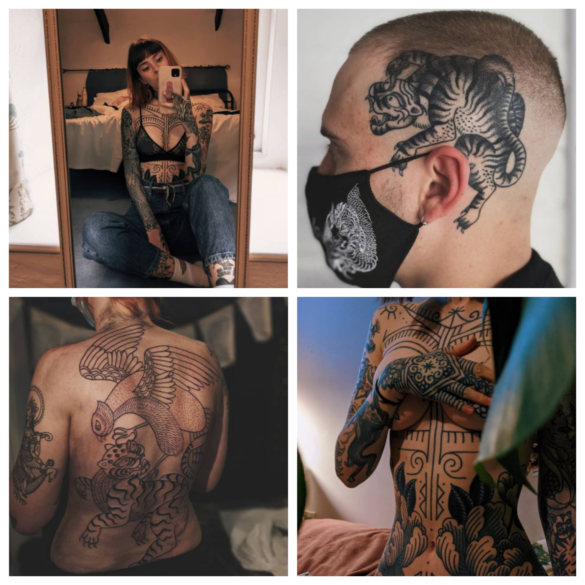 Followers wear tattoos to reflect beliefs