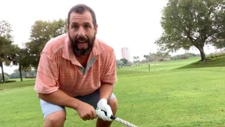 Watch Adam Sandler Crush A Golf Ball Like ‘Happy Gilmore’ For Old Time’s Sake