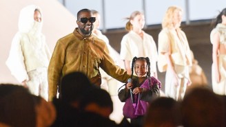 Kanye West’s 7-Year-Old Daughter North Is So Good At Painting That She’s Earning Bob Ross Comparisons