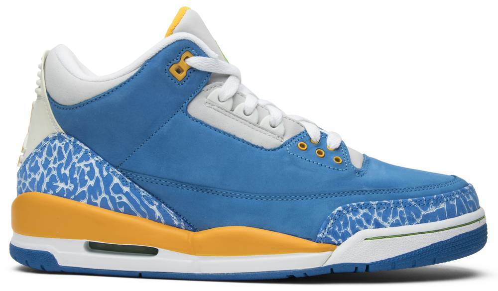 jordan 3s white and yellow