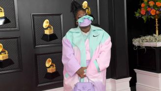 Chika Shares A Look At How Nike Custom-Made Her Pastel 2021 Grammys Outfit