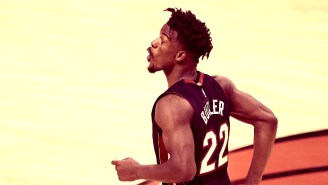 Jimmy Butler Says Udonis Haslem’s Cameo Against The Sixers Was ‘At The Top’ Of His Favorite Moments This Season
