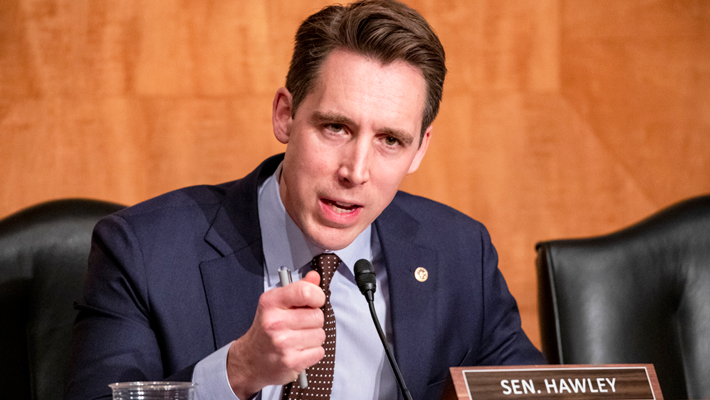 Josh Hawley Whining That Men Aren't Masculine Enough Anymore