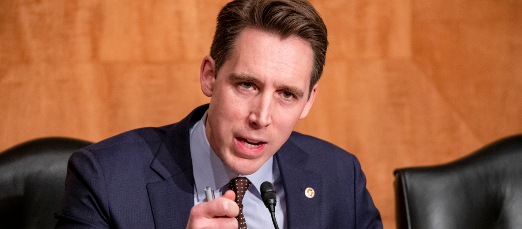 Noted Manly Man Josh Hawley Cant Run Away From The Terrible And