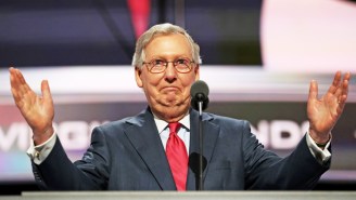 Mitch McConnell Was Heckled And Pelted With A ‘Retire’ Chant While Addressing His Own Constituents