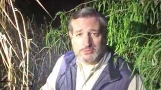 ‘Brooks Brothers Bear Grylls’: Ted Cruz Is Being Dragged For Filming Himself Lurking In The Bushes At The U.S./Mexico Border At Night