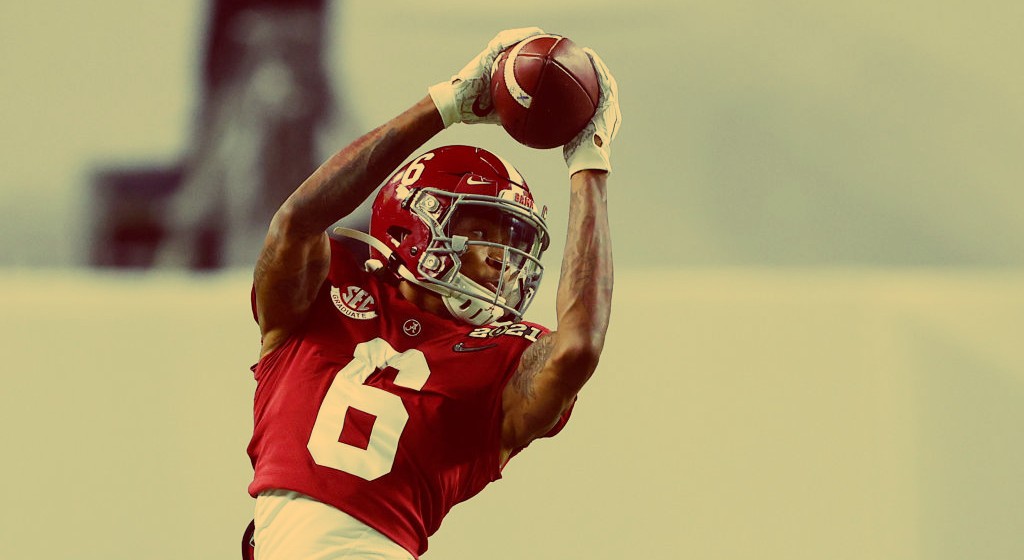 Alabama receiver DeVonta Smith reveals his weight