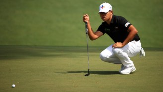 Si Woo Kim Had To Putt With His 3-Wood At The Masters After He Got Mad And Snapped His Putter