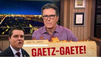 Stephen Colbert Is Absolutely Flabbergasted By The Incessant ‘Almost Too Florida’ Twists In The Matt Gaetz Scandal