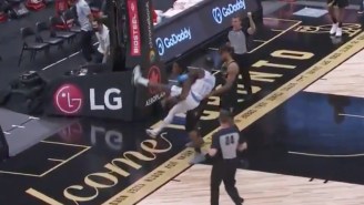 OG Anunoby And Montrezl Harrell Got Ejected After Anunoby Picked Up Dennis Schröder And Dropped Him