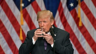 Trump Is Being Mocked For His Poor Attempt At Hiding A Coke Bottle After Calling For A Boycott Of Coca-Cola Products