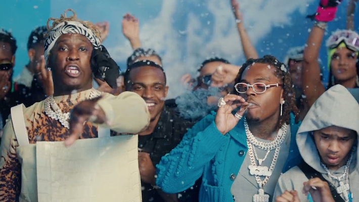 Young Thug And Gunna's 'Ski' Video Is Star-Studded, Lavish Pool Party