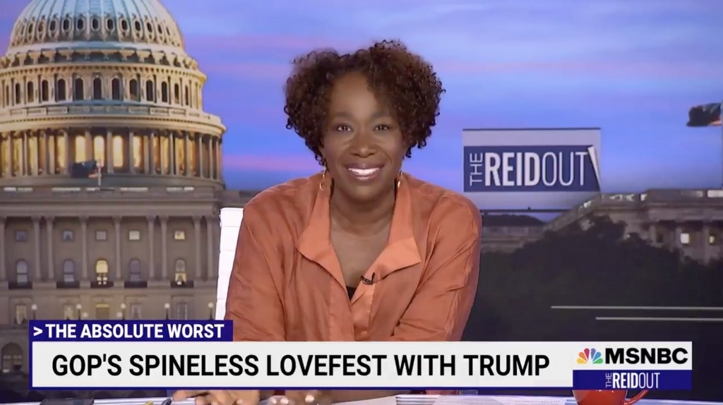 Joy Reid Called Out GOP Leaders For Their “Lovefest” With Donald Trump