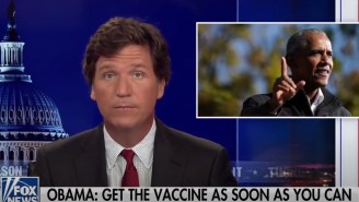 Tucker Carlson Is Weirded Out By ‘Creepy Old Guy’ Barack Obama Using TikTok To Encourage Teens To Get Vaccinated