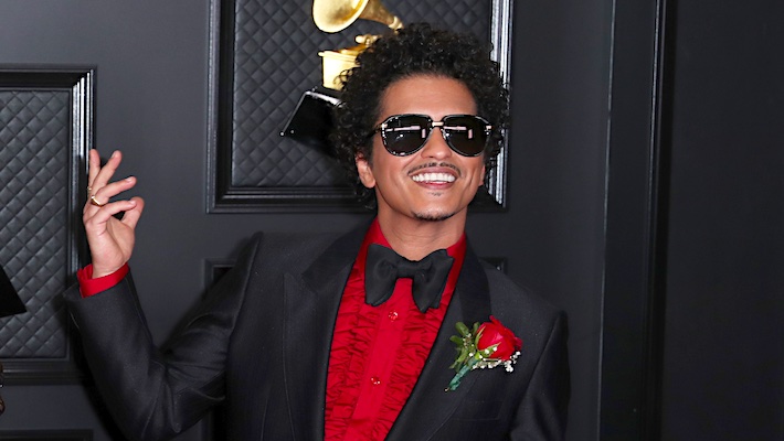 Bruno Mars Is Now The First And Only Artist With Five Diamond Songs
