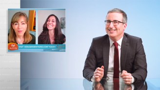 John Oliver Invented The ‘World’s First Sexual Wellness Blanket’ And Fooled Local News Stations Into Covering It